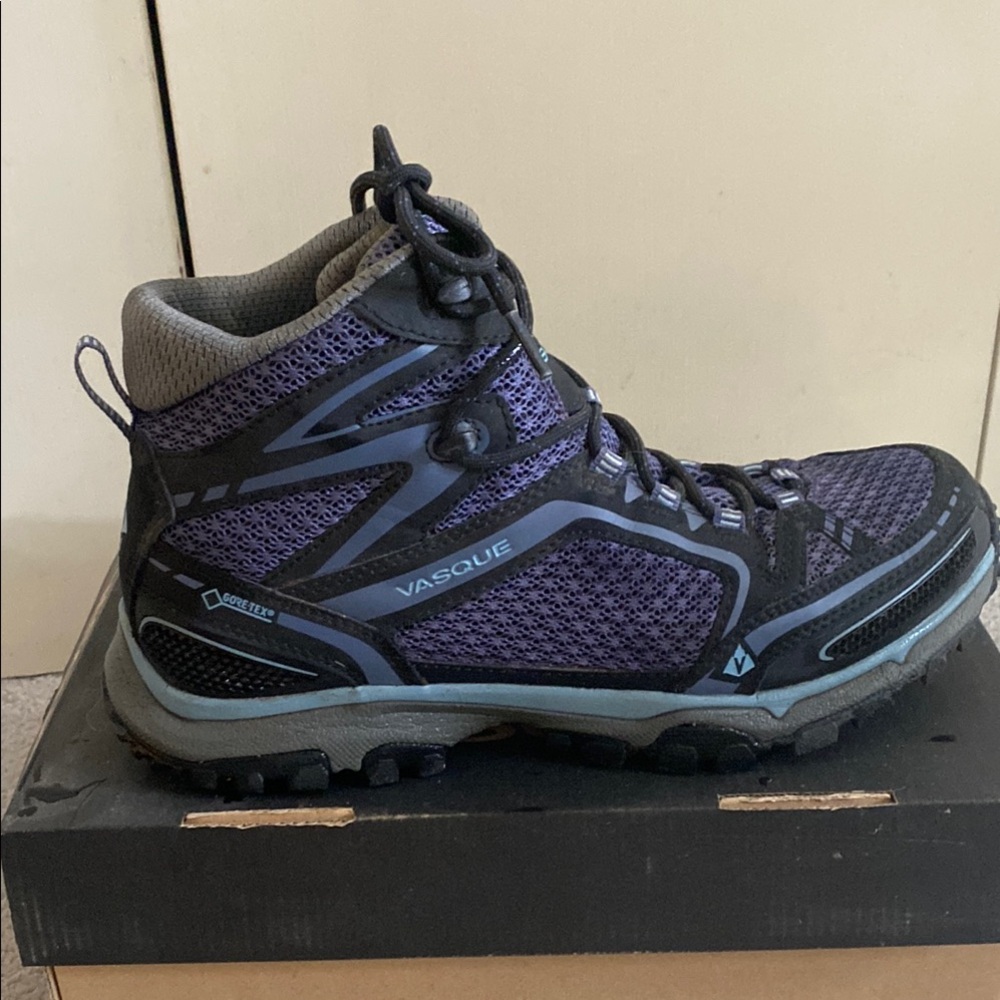 Vasque Women's Athletic Shoes - Black and Purple